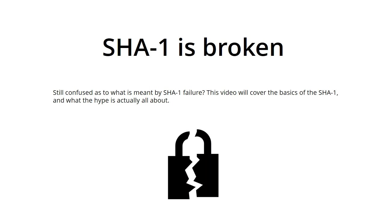 SHA-1 Broken: Collision Attack Found, Implications for Cryptography hero image